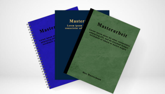 masterarbeit drucken